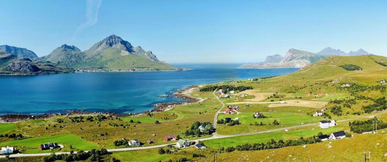Midnight Sun View Lofoten Leknes Exterior foto